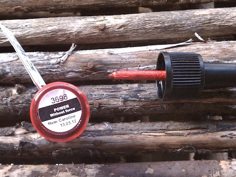 power wand and label