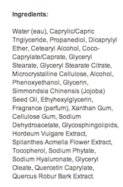 korres primer ingredients