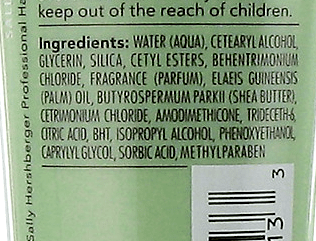 sally hershberger cream ingredients